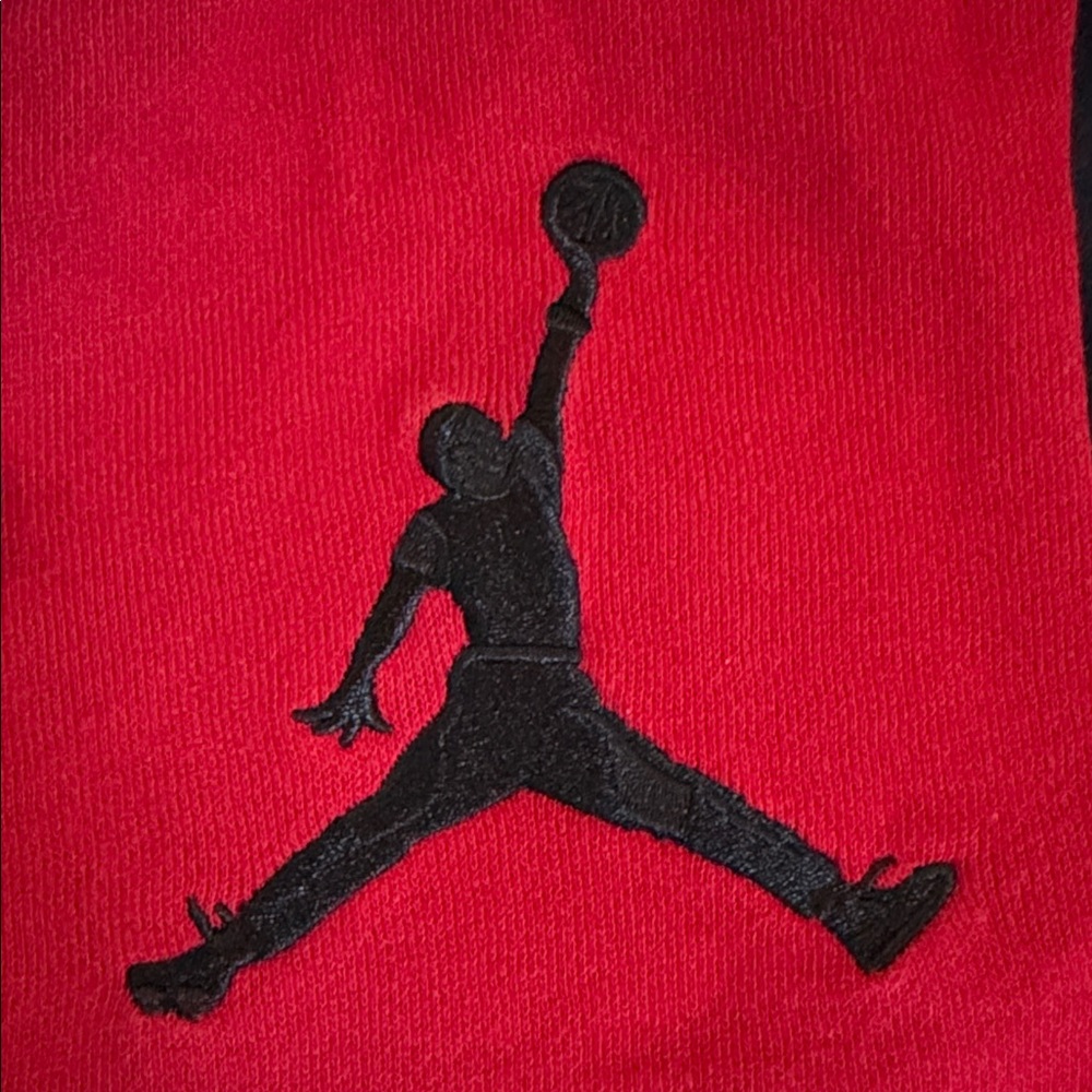 Jordan zip up Kids Hoodie - Blue, Black and Red - Picture 6 of 7